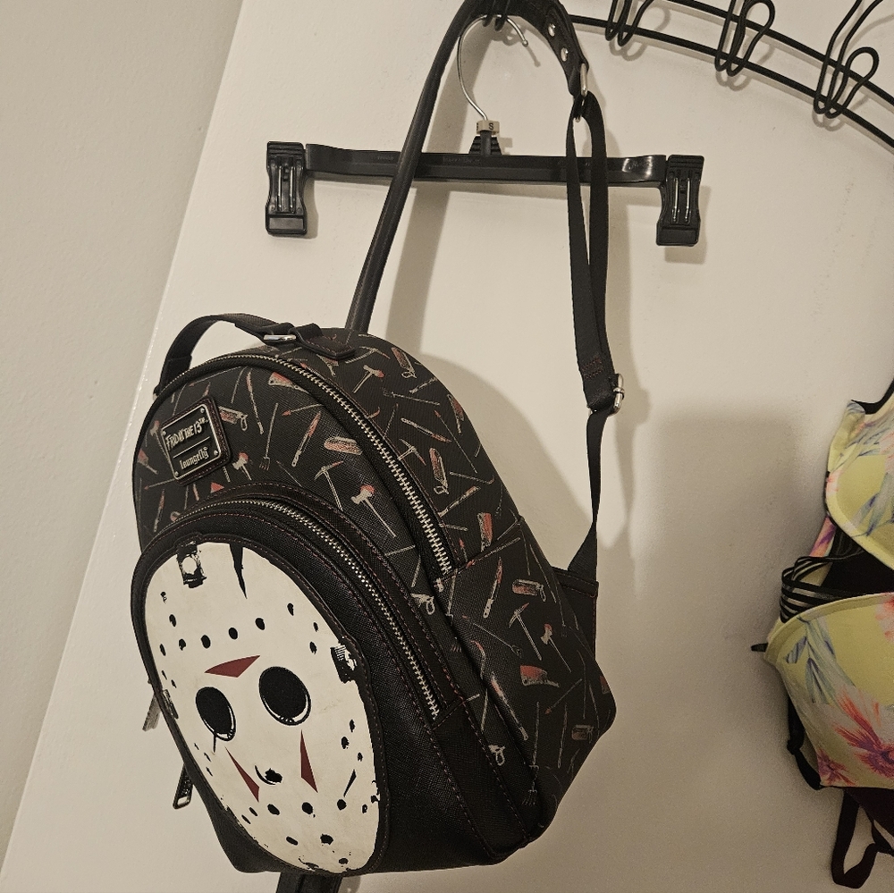 Loungefly Black Friday the 13th Backpack - Picture 7 of 9
